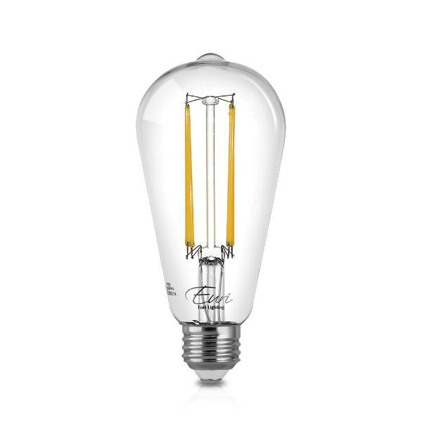 LED Filament Edison Light Bulb - ST19 Vintage - 5 Watt - Clear - 2700K - Nostalgicbulbs.com