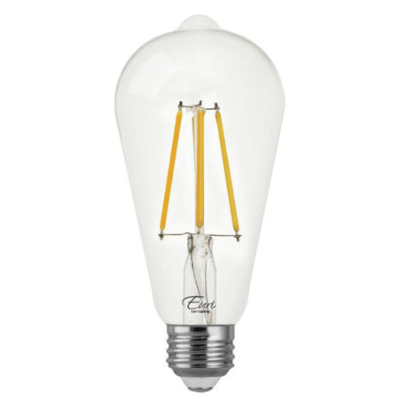 LED Filament Edison Light Bulb - ST19 Vintage - 7 Watt - Clear - 2700K - Nostalgicbulbs.com