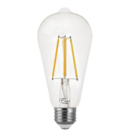 LED Filament Edison Light Bulb - ST19 Vintage - 7 Watt - Clear - 3000K - Nostalgicbulbs.com