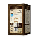 LED Filament Light Bulb - A19 - 60W Equal - 2700K - 6 Pack - Nostalgicbulbs.com