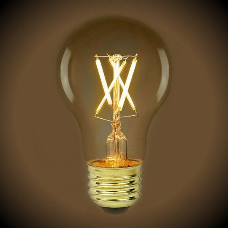 LED Filament Light Bulb - A19 Vintage - 60 Watt Equal - 2700K - 800 Lumens - Nostalgicbulbs.com