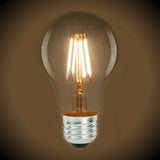 LED Filament Light Bulb - A19 Vintage - 7 Watt - Clear - 2700K - 800 Lumens - Nostalgicbulbs.com