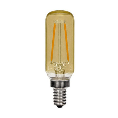 LED Filament Nostalgic Bulb - 150 Lumens - T6 Tubular - Amber - Nostalgicbulbs.com