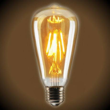 LED Filament Nostalgic Bulb - 3.5 Watt - Edison Style ST19 - 2200K - Nostalgicbulbs.com