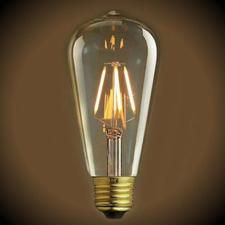 LED Filament Nostalgic Bulb - 3.5 Watt - Edison Style ST19 - 2200K - Nostalgicbulbs.com