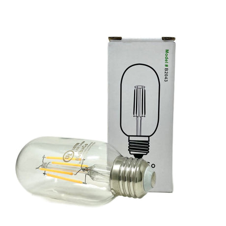 LED Filament T14 Light Bulb - 4 Watt - 2400K - Nostalgicbulbs.com