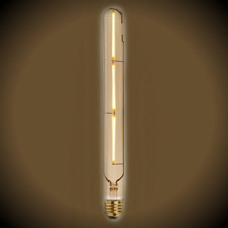 LED Filament Vintage Tubular T9 Bulb 11 in. Length - Nostalgicbulbs.com