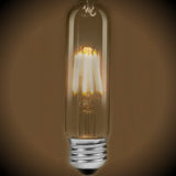 LED T10 Clear Filament Vintage Bulb - 4 Watt - Edison Style 2700K - Nostalgicbulbs.com