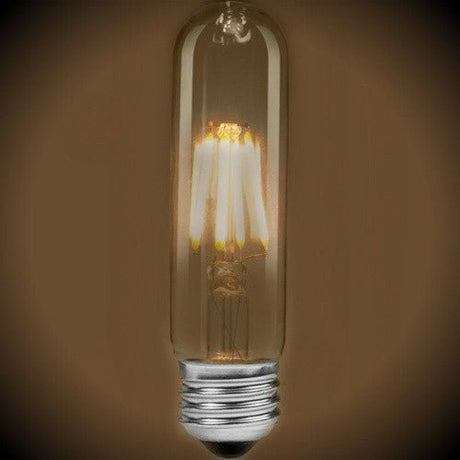 LED T10 Clear Filament Vintage Bulb - 4 Watt - Edison Style 2700K - Nostalgicbulbs.com