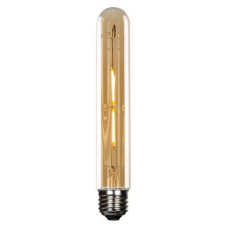 LED Vintage Tubular Bulb - 1.5 Watt - Edison T10 - 9 Bulb Pack - Nostalgicbulbs.com