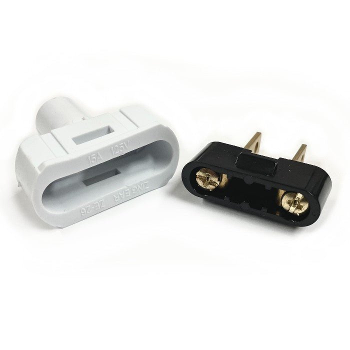 Leviton Attachment White Plug - Nostalgicbulbs.com