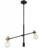 Mantra 2 Light Pendant Fixture - Nostalgicbulbs.com