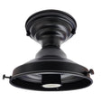 Matte Black Schoolhouse Fixture - 6" Glass Holder - Nostalgicbulbs.com