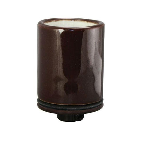 Medium Base Bronze Glazed Porcelain - Nostalgicbulbs.com