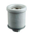 Medium base Leviton Lipped Porcelain socket - Nostalgicbulbs.com