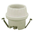 Medium Base U-Clip Snap-In Porcelain Lamp Socket - Nostalgicbulbs.com