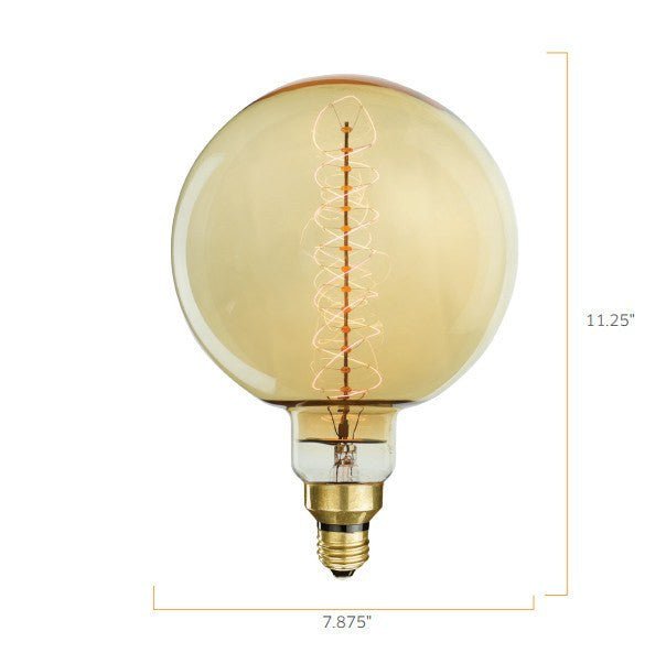 Mega Nostalgic Globe Light Bulb - 12.2 in. Length - Nostalgicbulbs.com