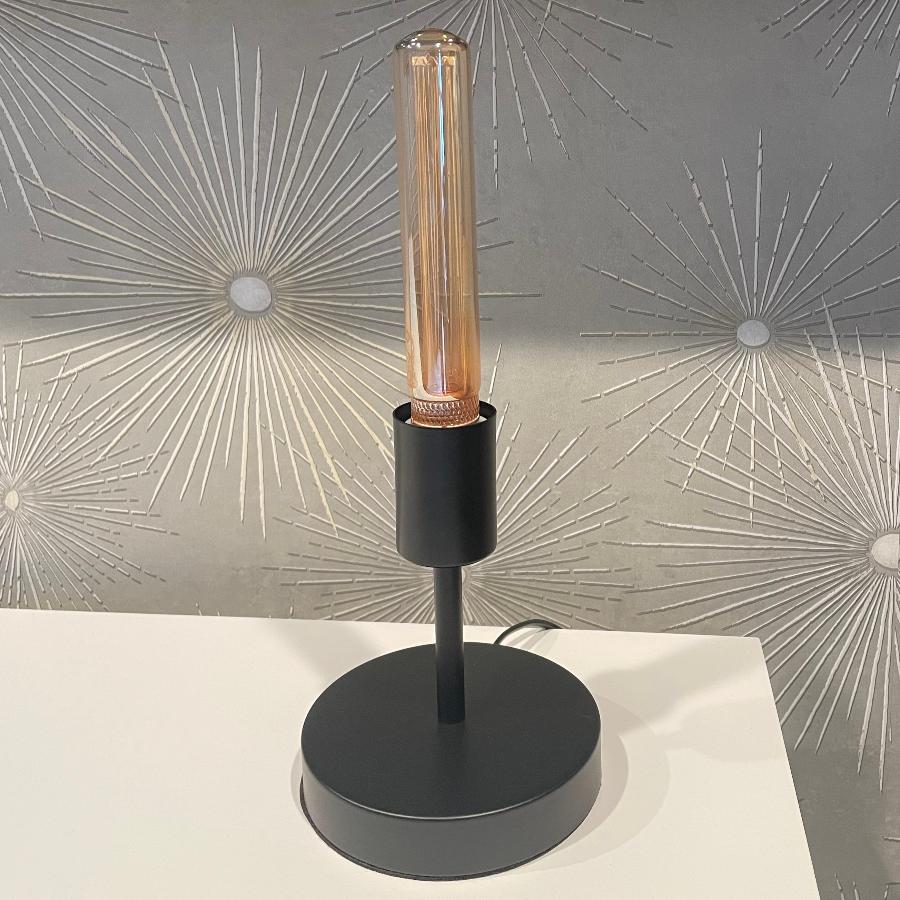 Modern Minimalist Edison Lamp - Black - Nostalgicbulbs.com