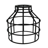 Nickel Plug-In Cage Pendant Lamp - 15 ft. Clear Cord and On/Off Switch - Nostalgicbulbs.com
