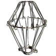 Nickel Small Wire Lamp Guard - Cage - Nostalgicbulbs.com