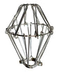 Nickel Small Wire Lamp Guard - Cage - Nostalgicbulbs.com