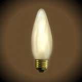 Nostalgic Frost 30 watt Chandelier Torch Light bulb - Nostalgicbulbs.com