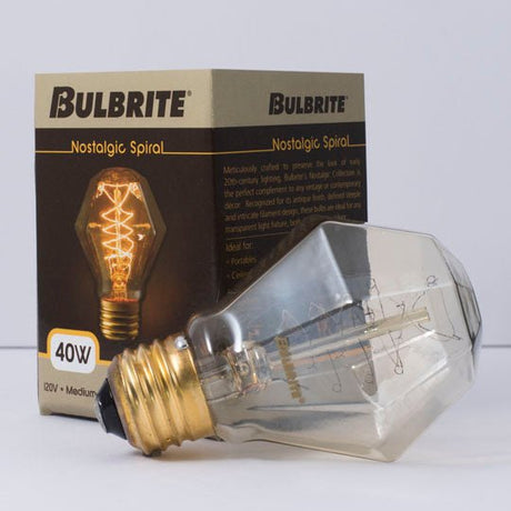 Nostalgic Gem Light Bulb - 40 Watt - 3.7 in. Length - Nostalgicbulbs.com