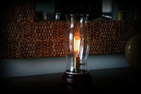 Nostalgic Glass Edison Table Lamp - Nostalgicbulbs.com