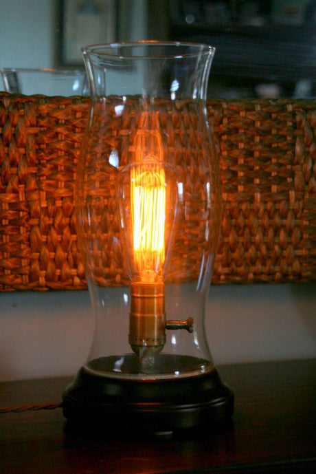 Nostalgic Glass Edison Table Lamp - Nostalgicbulbs.com