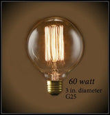 Nostalgic Globe G25 Vintage Light Bulb 60 Watt - Nostalgicbulbs.com