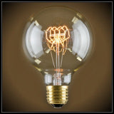 Nostalgic Globe G30 Quad Loop Vintage Light Bulb 30 Watt - Nostalgicbulbs.com