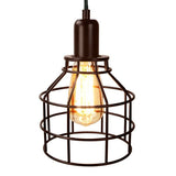 Nostalgic Industrial Bronze Caged Pendant Light - Nostalgicbulbs.com