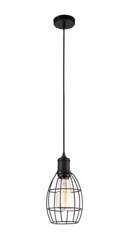 Nostalgic Industrial oval metal caged Pendant Light - Nostalgicbulbs.com