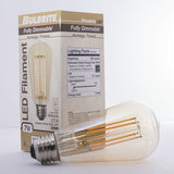 Nostalgic LED Filament Bulb - 7 Watt - Edison Style ST18 - 2200K - Nostalgicbulbs.com