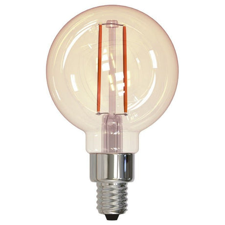 Nostalgic LED Filament G16 Globe Light Bulb - 2.5 Watt - UL Listed - Nostalgicbulbs.com