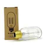 Nostalgic Radio Squirrel Cage Filament Bulb - 40 Watt - Clear - 50 Bulb Pack - Nostalgicbulbs.com