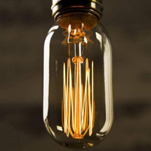 Nostalgic Radio Squirrel Cage Filament Bulb - 40 Watt - Clear - 50 Bulb Pack - Nostalgicbulbs.com