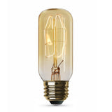 Nostalgic Tubular Radio Style Light Bulb - 40 Watt - Amber - Nostalgicbulbs.com