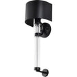 One Lights Matte Black 8 Inch Wall Sconce - Nostalgicbulbs.com