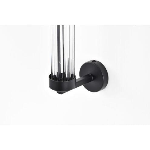 One Lights Matte Black 8 Inch Wall Sconce - Nostalgicbulbs.com