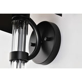 One Lights Matte Black 8 Inch Wall Sconce - Nostalgicbulbs.com