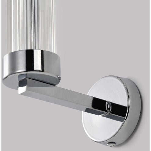 One Lights Polished Nickel 8 Inch Wall Sconce - Nostalgicbulbs.com