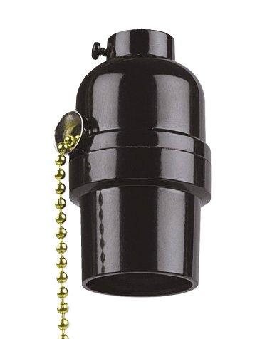 On/Off Pull- Chain Phenolic Socket - Nostalgicbulbs.com