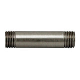 Outside Threaded Steel Pipe - Satin Nickel Finish - Nostalgicbulbs.com