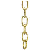 Oval Steel Chandelier Chain 4 - Gauge - Nostalgicbulbs.com