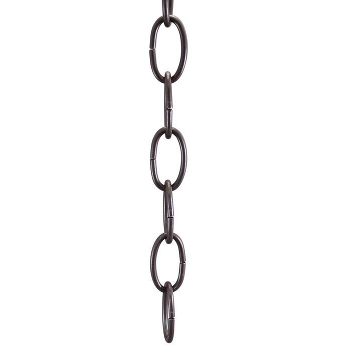 Oval Steel Chandelier Chain 8 - Gauge - Nostalgicbulbs.com