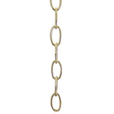 Oval Steel Chandelier Chain 8 - Gauge - Nostalgicbulbs.com