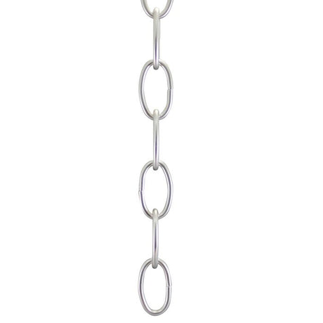 Oval Steel Chandelier Chain 8 - Gauge - Nostalgicbulbs.com