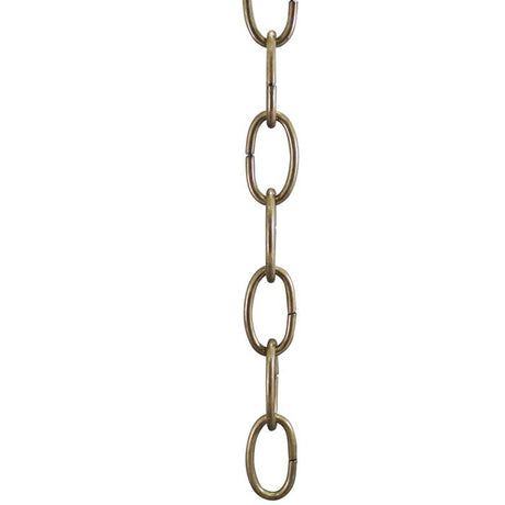 Oval Steel Chandelier Chain 8 - Gauge - Nostalgicbulbs.com