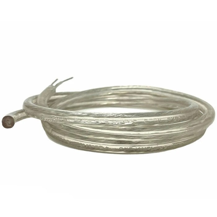 Pendant Clear Round 2 Conductor Cord- 100 FT. Spool - Nostalgicbulbs.com